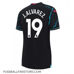 Manchester City Julian Alvarez #19 Replik 3rd trikot Damen 2023-24 Kurzarm
